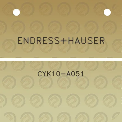 endresshauser-cyk10-a051