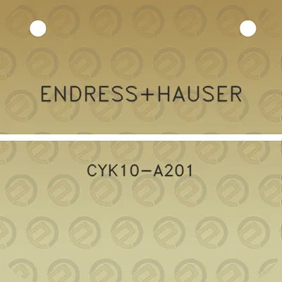 endresshauser-cyk10-a201