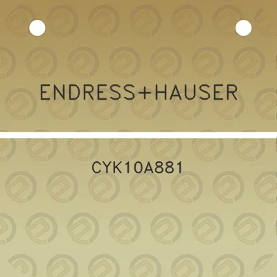 endresshauser-cyk10a881