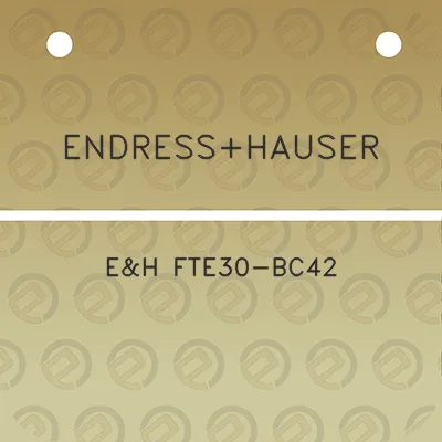 endresshauser-eh-fte30-bc42