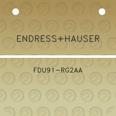 endresshauser-fdu91-rg2aa