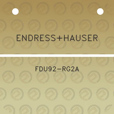 endresshauser-fdu92-rg2a