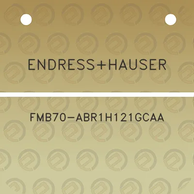 endresshauser-fmb70-abr1h121gcaa