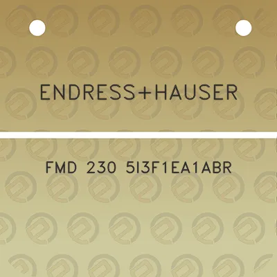 endresshauser-fmd-230-5i3f1ea1abr