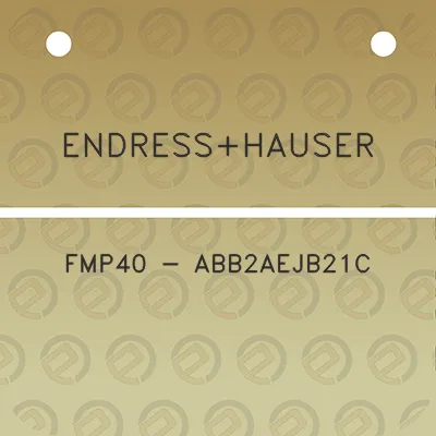 endresshauser-fmp40-abb2aejb21c