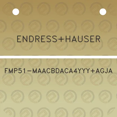 endresshauser-fmp51-maacbdaca4yyyagja