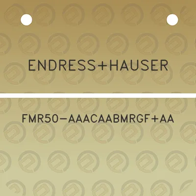 endresshauser-fmr50-aaacaabmrgfaa