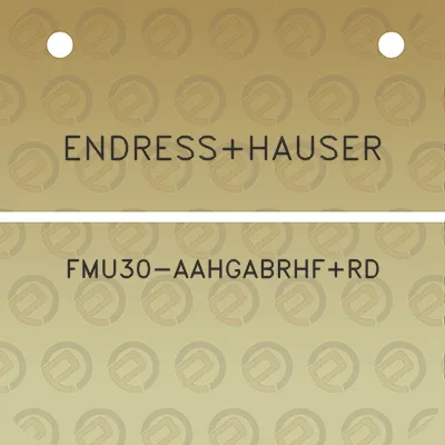 endresshauser-fmu30-aahgabrhfrd