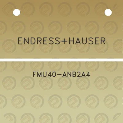 endresshauser-fmu40-anb2a4