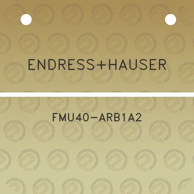 endresshauser-fmu40-arb1a2