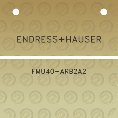 endresshauser-fmu40-arb2a2