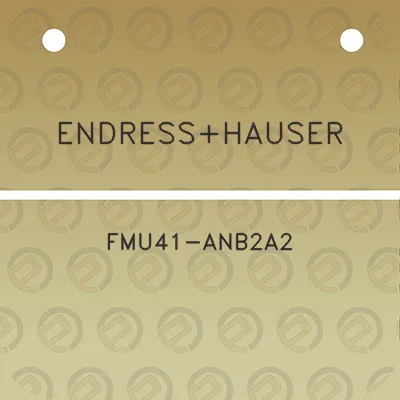 endresshauser-fmu41-anb2a2