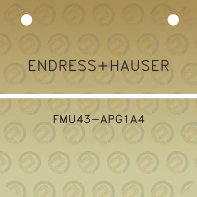 endresshauser-fmu43-apg1a4