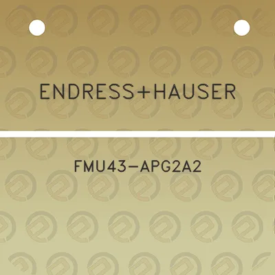 endresshauser-fmu43-apg2a2