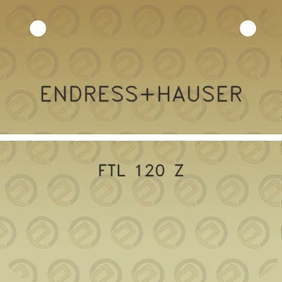 endresshauser-ftl-120-z