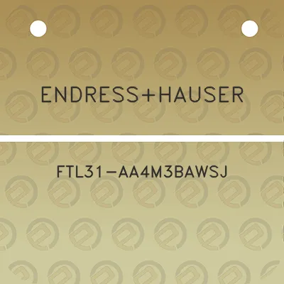 endresshauser-ftl31-aa4m3bawsj