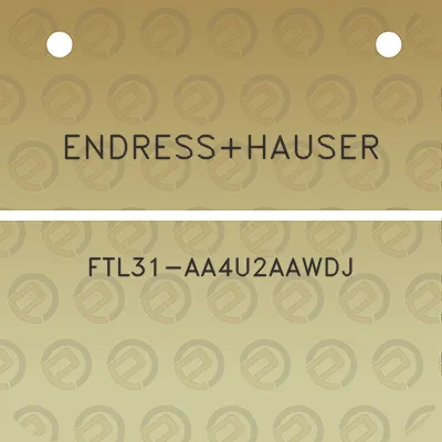 endresshauser-ftl31-aa4u2aawdj