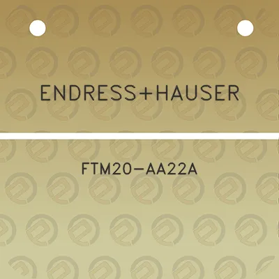 endresshauser-ftm20-aa22a