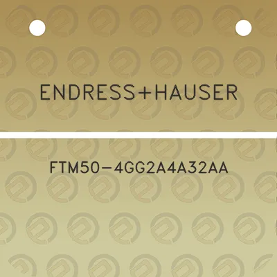 endresshauser-ftm50-4gg2a4a32aa