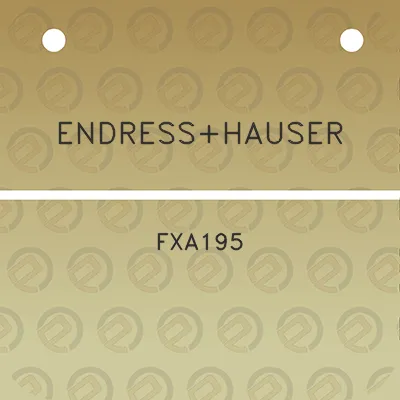 endresshauser-fxa195