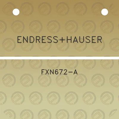 endresshauser-fxn672-a