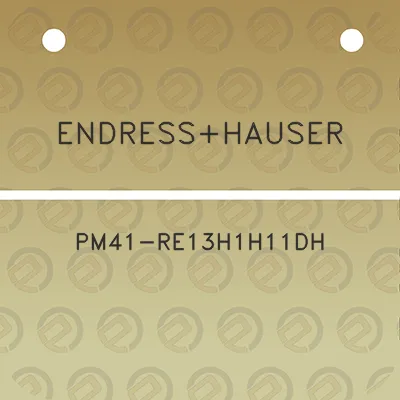 endresshauser-pm41-re13h1h11dh