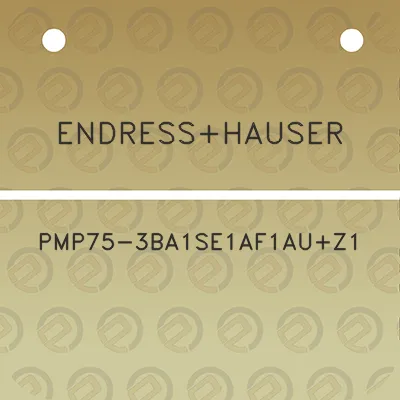 endresshauser-pmp75-3ba1se1af1auz1