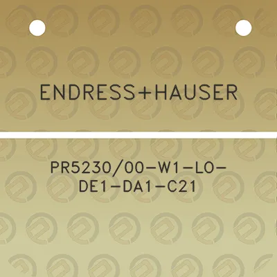 endresshauser-pr523000-w1-lo-de1-da1-c21