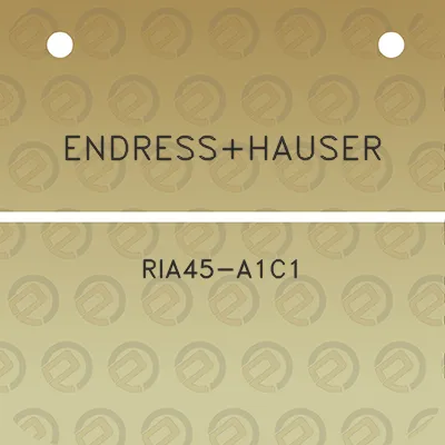 endresshauser-ria45-a1c1