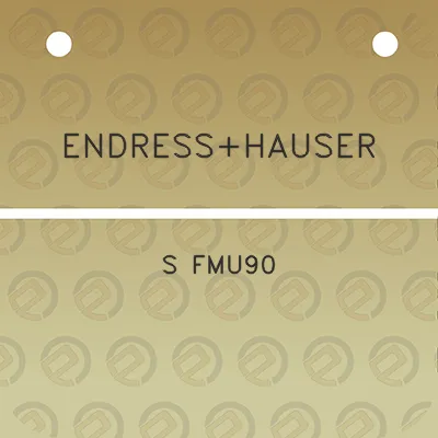 endresshauser-s-fmu90