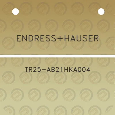 endresshauser-tr25-ab21hka004