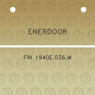 enerdoor-fin-1940e036m