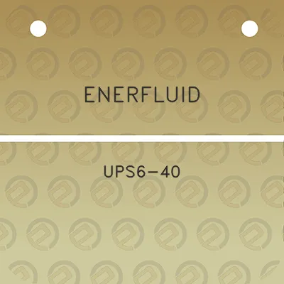 enerfluid-ups6-40