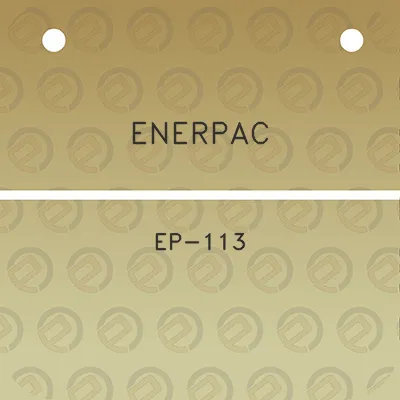 enerpac-ep-113