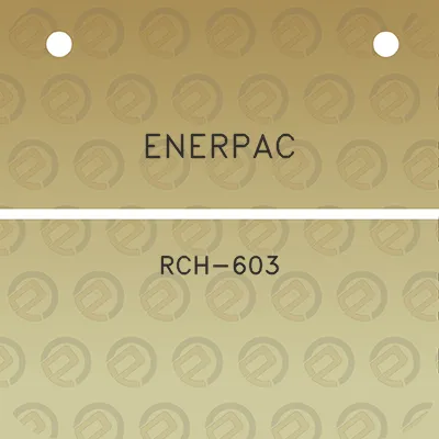 enerpac-rch-603