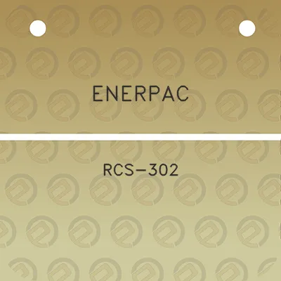 enerpac-rcs-302