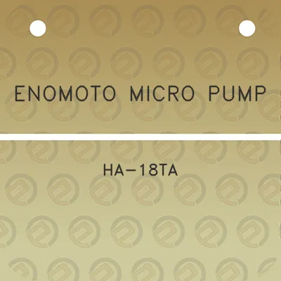 enomoto-micro-pump-ha-18ta