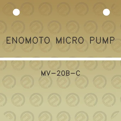 enomoto-micro-pump-mv-20b-c