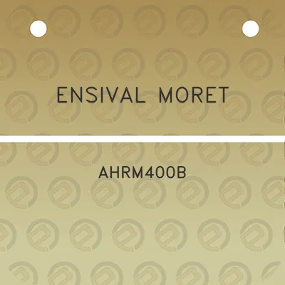 ensival-moret-ahrm400b