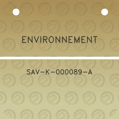 environnement-sav-k-000089-a