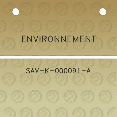 environnement-sav-k-000091-a