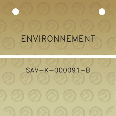 environnement-sav-k-000091-b