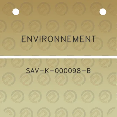 environnement-sav-k-000098-b