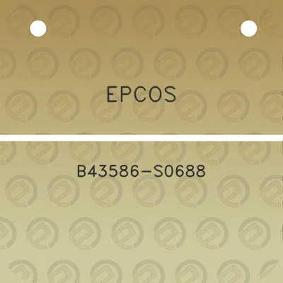 epcos-b43586-s0688