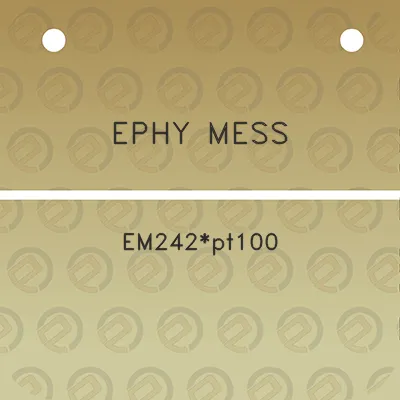 ephy-mess-em242pt100