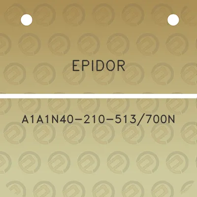 epidor-a1a1n40-210-513700n