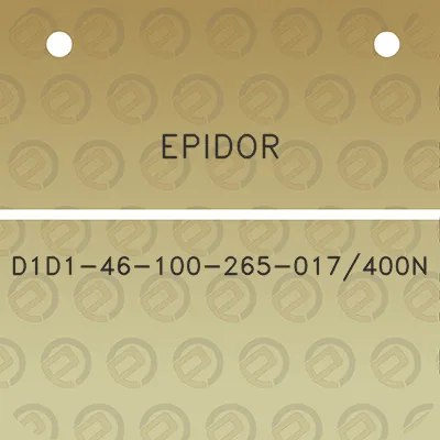 epidor-d1d1-46-100-265-017400n