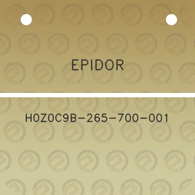 epidor-h0z0c9b-265-700-001