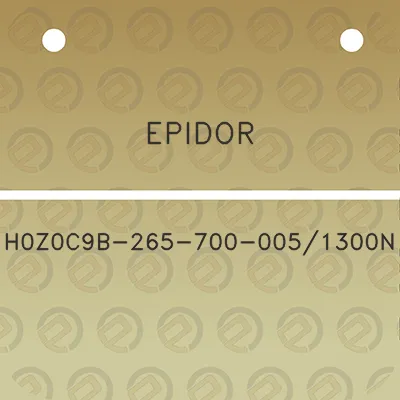 epidor-h0z0c9b-265-700-0051300n