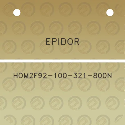 epidor-hom2f92-100-321-800n